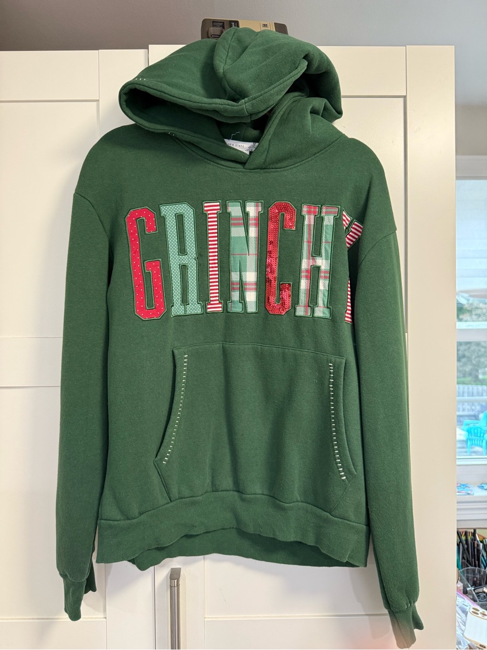 Green 'GRINCHY' Holiday Hoodie Sweatshirt - alter'd state